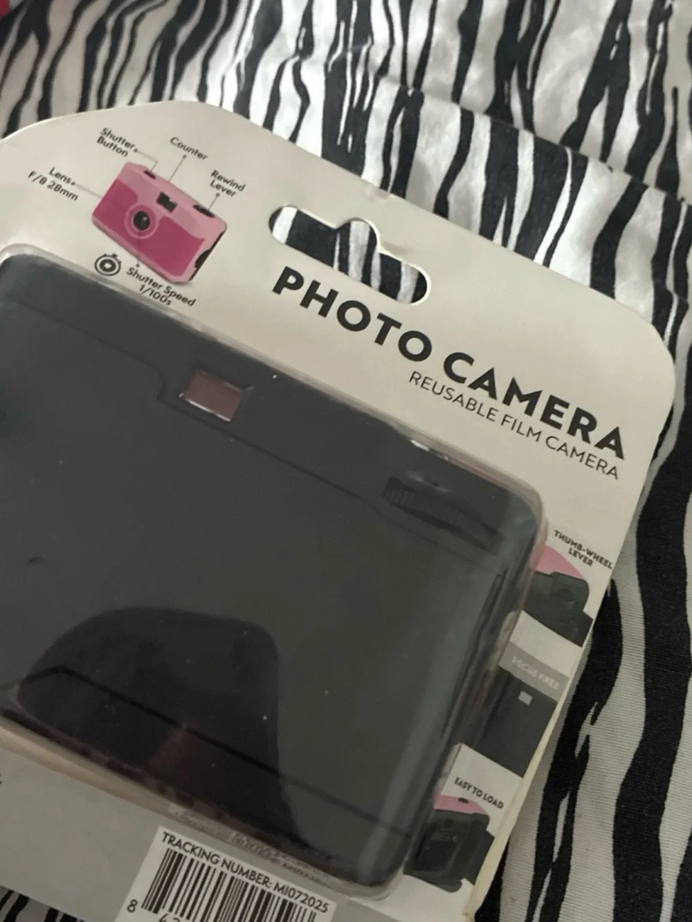 Photo Camera Reusable Film Camera - Pink
